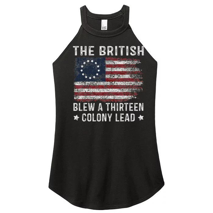 The British Blew A 13 Colony Lead Women’s Perfect Tri Rocker Tank