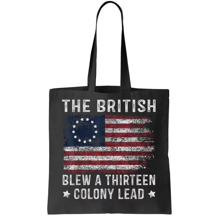 The British Blew A 13 Colony Lead Tote Bag