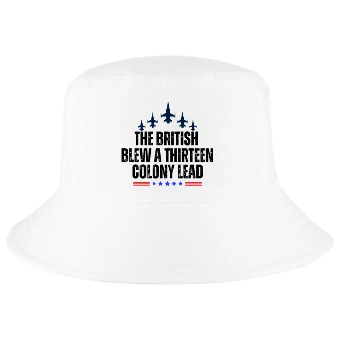 The British Blew A 13 Colony Lead Funny Patriotic Cool Comfort Performance Bucket Hat