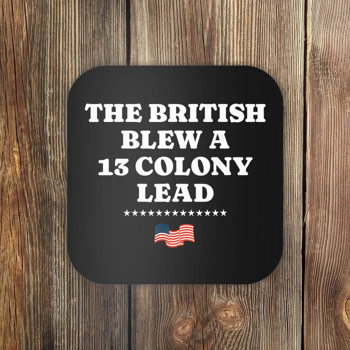 The British Blew A 13 Colony Lead Coaster