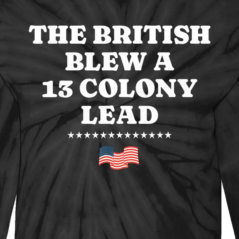 The British Blew A 13 Colony Lead Tie-Dye Long Sleeve Shirt