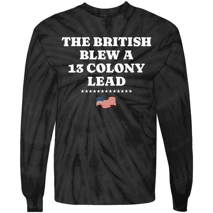 The British Blew A 13 Colony Lead Tie-Dye Long Sleeve Shirt