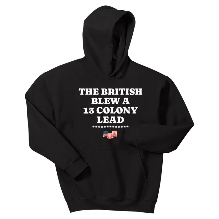 The British Blew A 13 Colony Lead Kids Hoodie