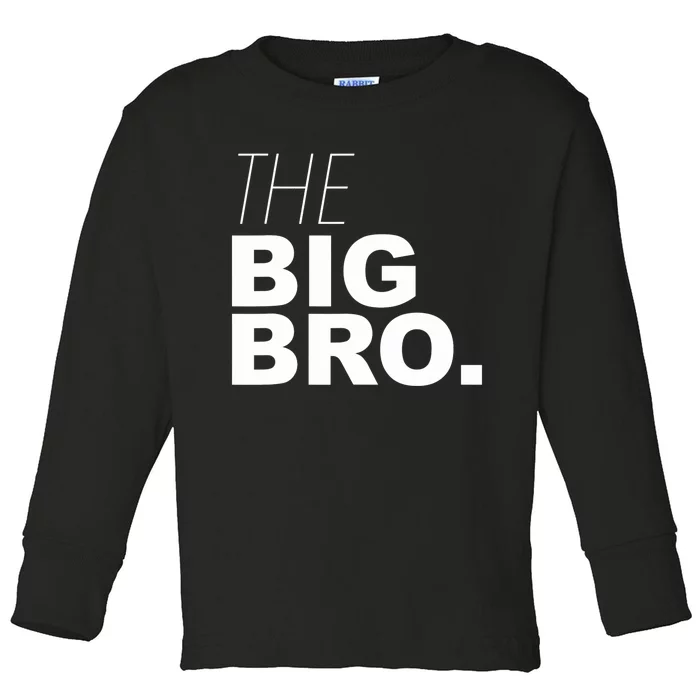 The Big Bro, Big Brother Design Toddler Long Sleeve Shirt