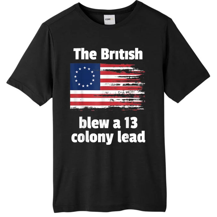 The British Blew A Thirteen Colony Betsy Ross Flag ChromaSoft Performance T-Shirt