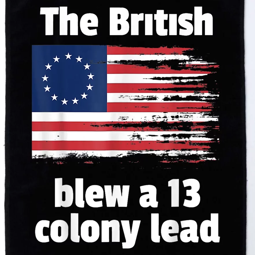 The British Blew A Thirteen Colony Betsy Ross Flag Platinum Collection Golf Towel