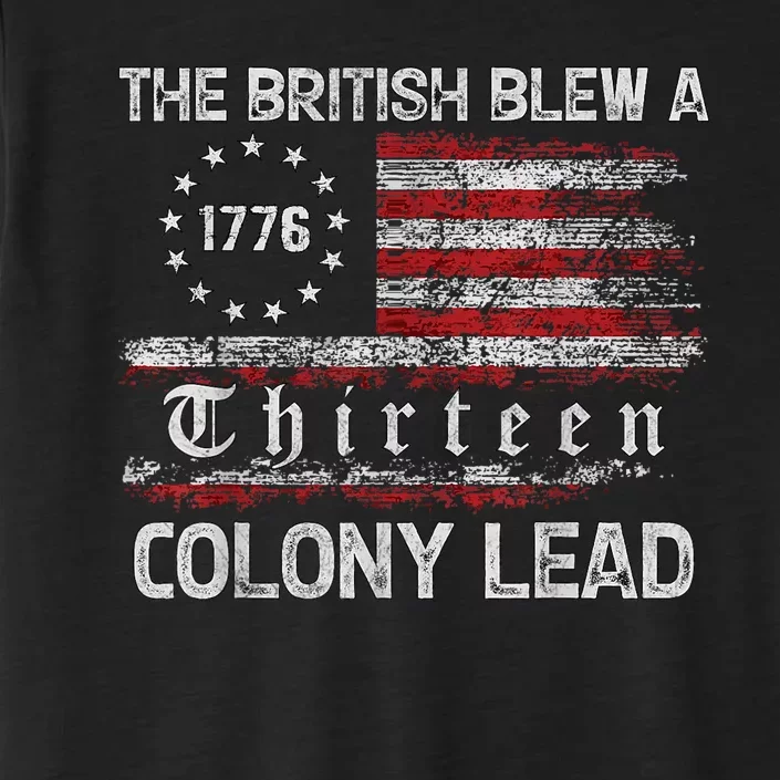 The British Blew A Thirteen Colony Betsy Ross Flag ChromaSoft Performance T-Shirt