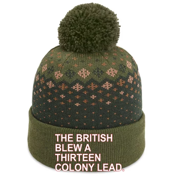 The British Blew A Thirteen Colony Lead The Baniff Cuffed Pom Beanie