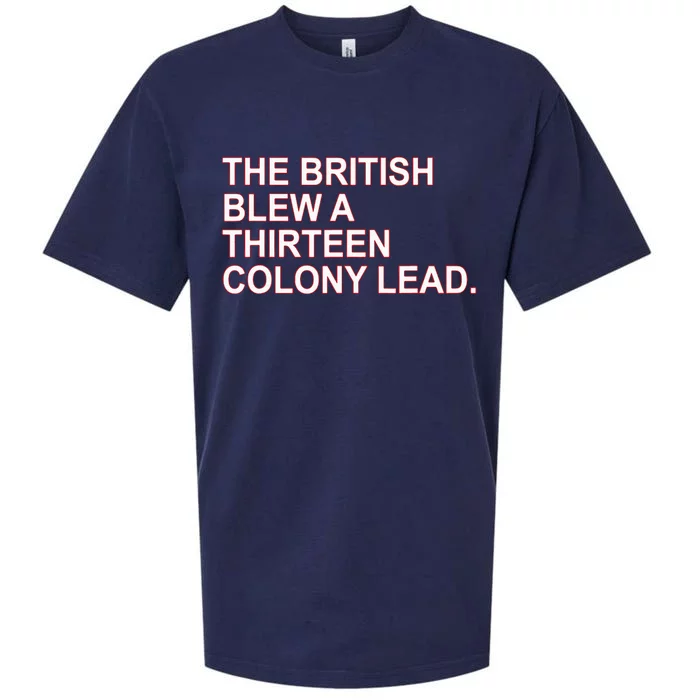 The British Blew A Thirteen Colony Lead Sueded Cloud Jersey T-Shirt