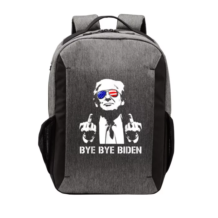 Trump Bye Bye Biden Funny Antibiden Republican Political Vector Backpack