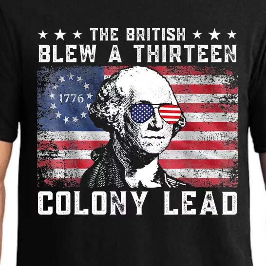 The British Blew A Thirteen Colony Lead Funny 4th Of July Pajama Set