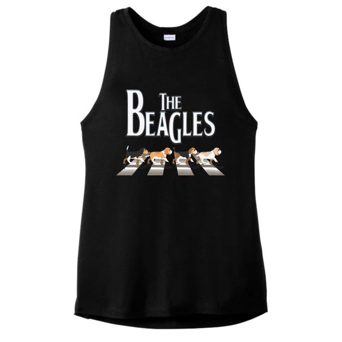 The Beagles Beagle Dog Funny For Beagle Lovers Ladies Tri-Blend Wicking Tank