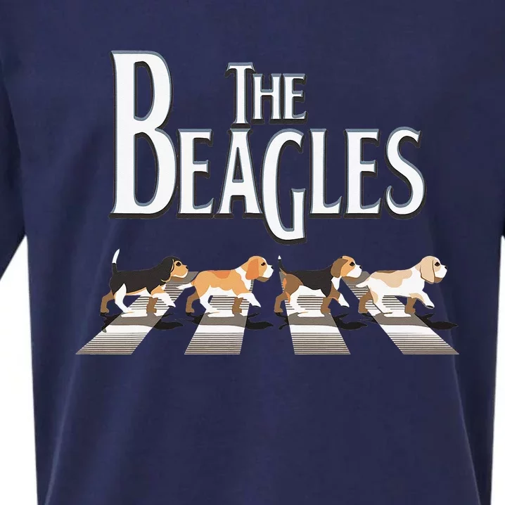 The Beagles Beagle Dog Funny For Beagle Lovers Sueded Cloud Jersey T-Shirt