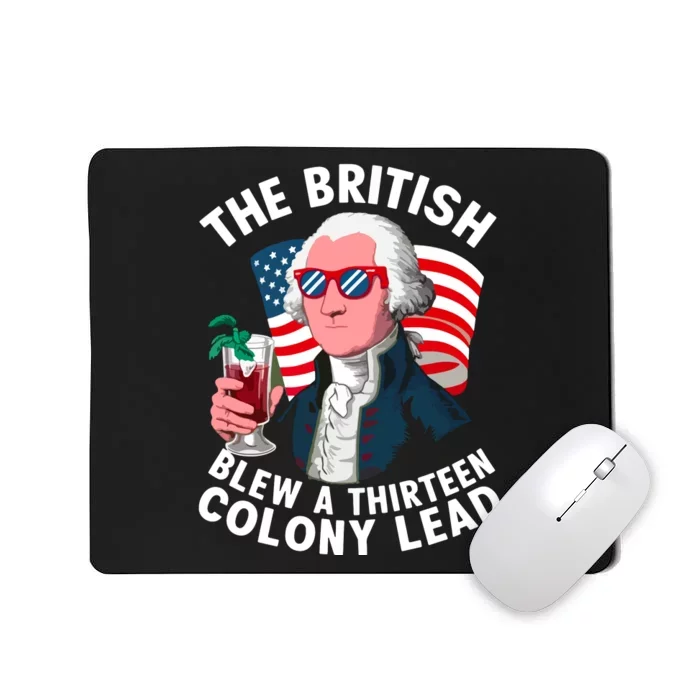 The British Blew A 13 Colony Lead Mousepad