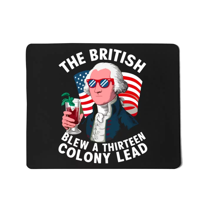 The British Blew A 13 Colony Lead Mousepad