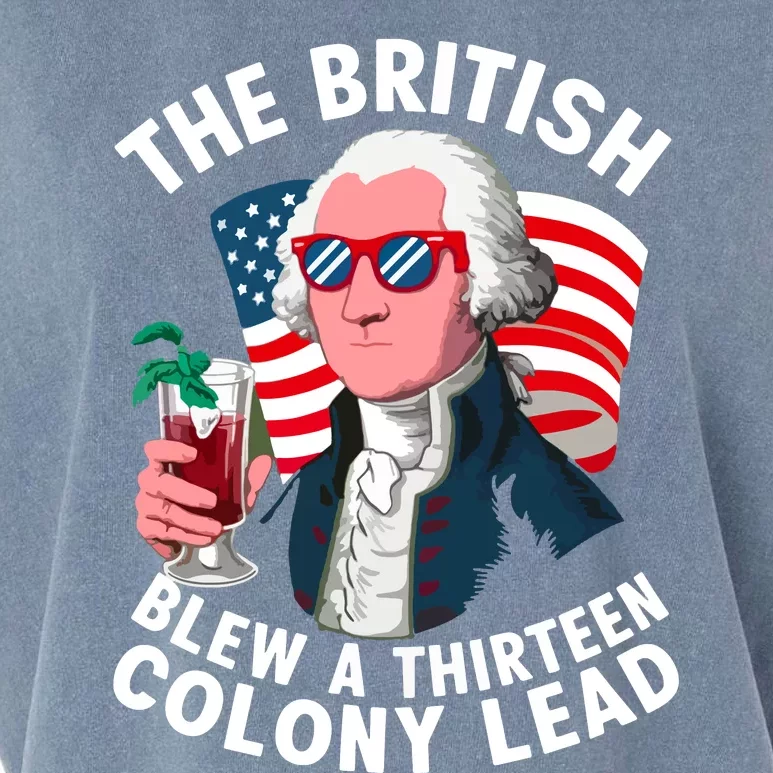 The British Blew A 13 Colony Lead Garment-Dyed Women's Muscle Tee