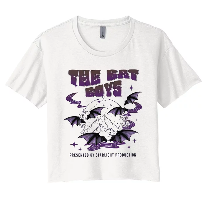 The Bat Boy Acotar Bookish The Night Court Illyrians Women's Crop Top Tee