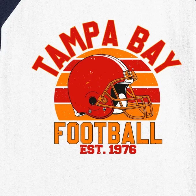 Tampa Bay Buccaneer Est 1976 Football Team Supporter Baseball Sleeve Shirt