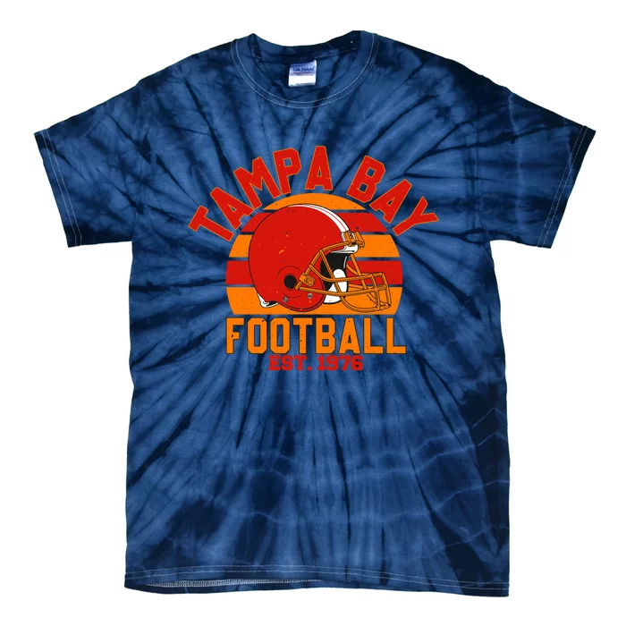 Tampa Bay Buccaneer Est 1976 Football Team Supporter Tie-Dye T-Shirt