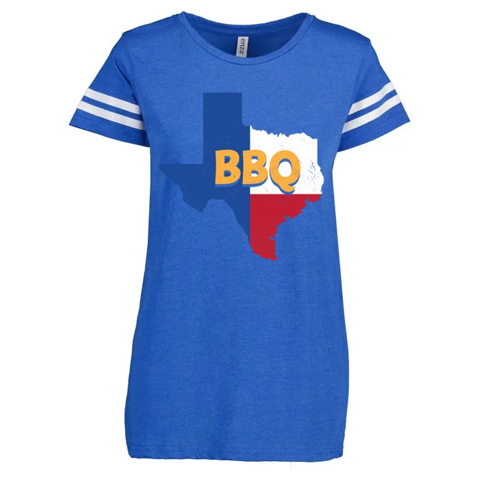 Texas Bbq Barbeque Party Grillmaster Grilling Smoking Meat Gift Enza Ladies Jersey Football T-Shirt