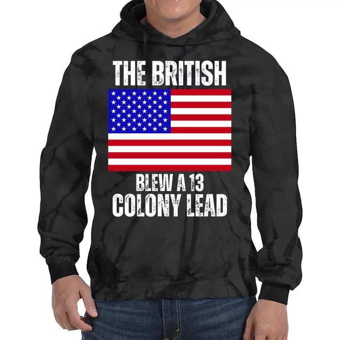 The British Blew A 13 Colony Lead Funny Tie Dye Hoodie