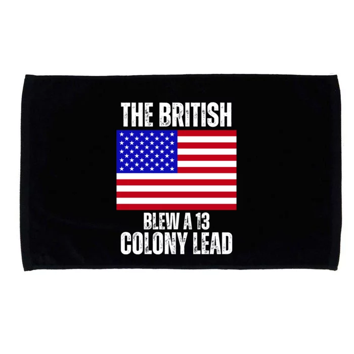 The British Blew A 13 Colony Lead Funny Microfiber Hand Towel