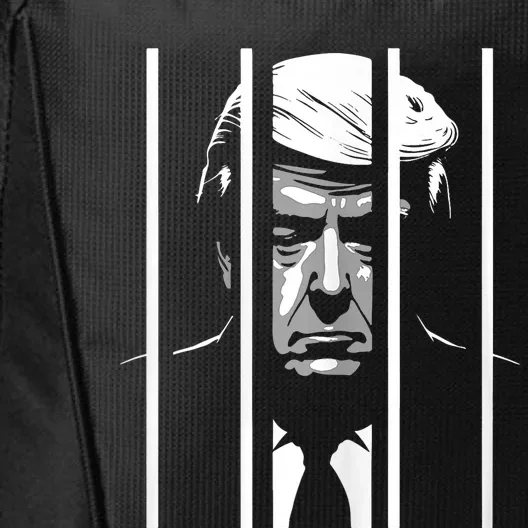 Trump Behind Bars ...Funny Anti Trump City Backpack