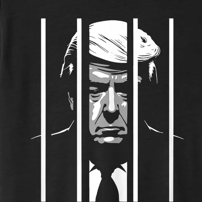 Trump Behind Bars ...Funny Anti Trump ChromaSoft Performance T-Shirt