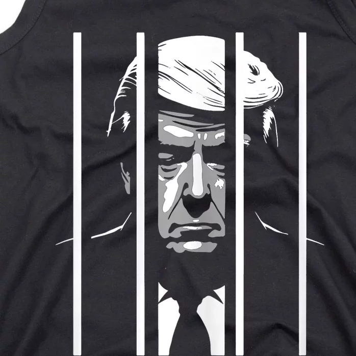 Trump Behind Bars ...Funny Anti Trump Tank Top