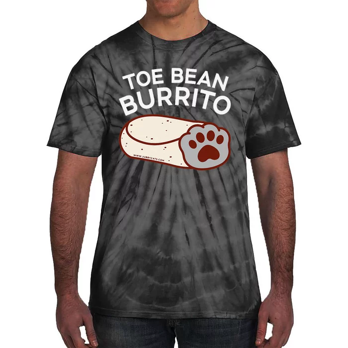 Toe Bean Burrito Funny Cute Cat Puns Toe Beans Tie-Dye T-Shirt