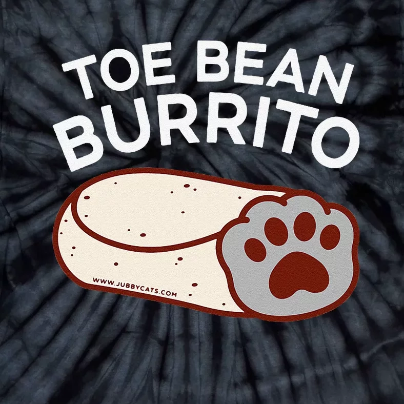 Toe Bean Burrito Funny Cute Cat Puns Toe Beans Tie-Dye T-Shirt