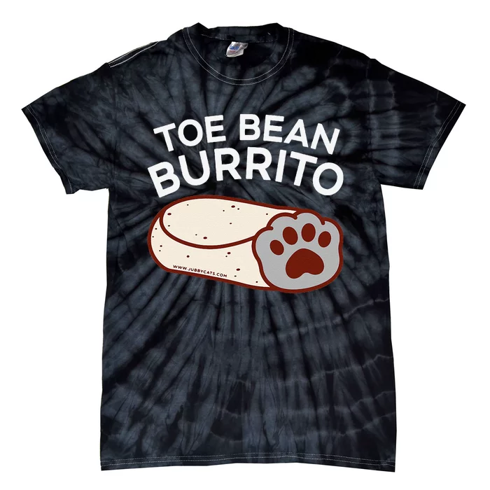 Toe Bean Burrito Funny Cute Cat Puns Toe Beans Tie-Dye T-Shirt