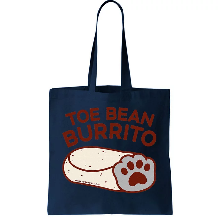 Toe Bean Burrito Funny Cute Cat Puns Toe Beans Tote Bag