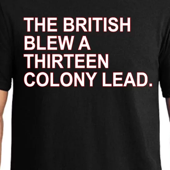 The British Blew A Thirteen Colony Lead Pajama Set