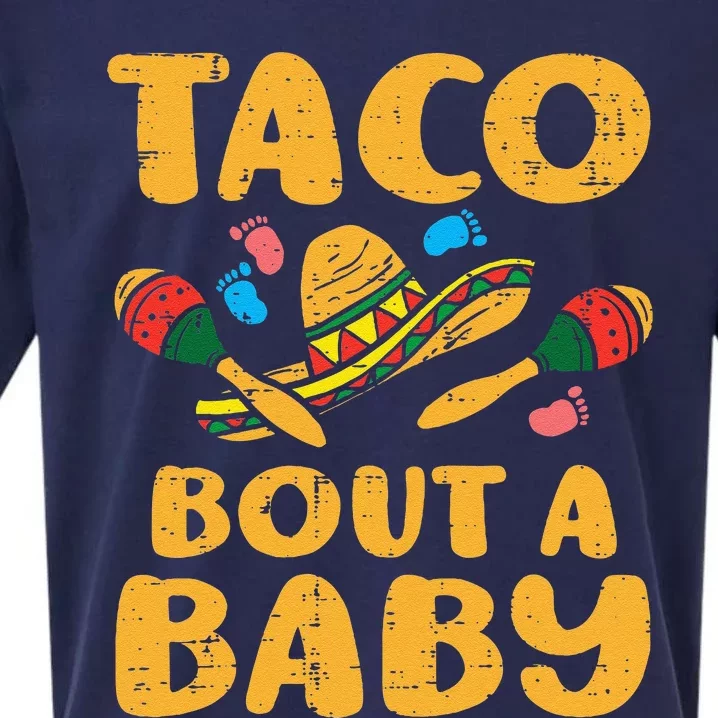 Taco Bout Baby Cinco De Mayo Pregnancy Announcement Reveal Sueded Cloud Jersey T-Shirt