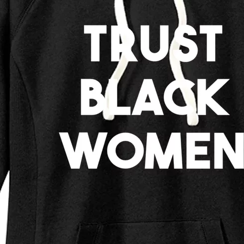 Trust Black Black Magic Gift Women's Fleece Hoodie