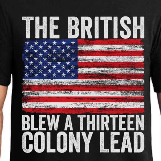 The British Blew A Thirteen Colony Lead Pajama Set