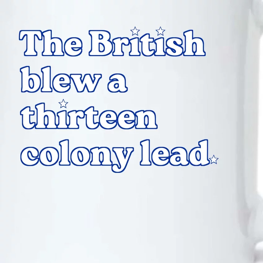 The British Blew A Thirteen Colony Lead Black Color Changing Mug