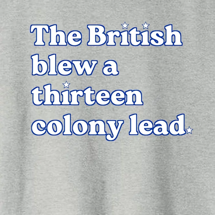 The British Blew A Thirteen Colony Lead Women's Crop Top Tee