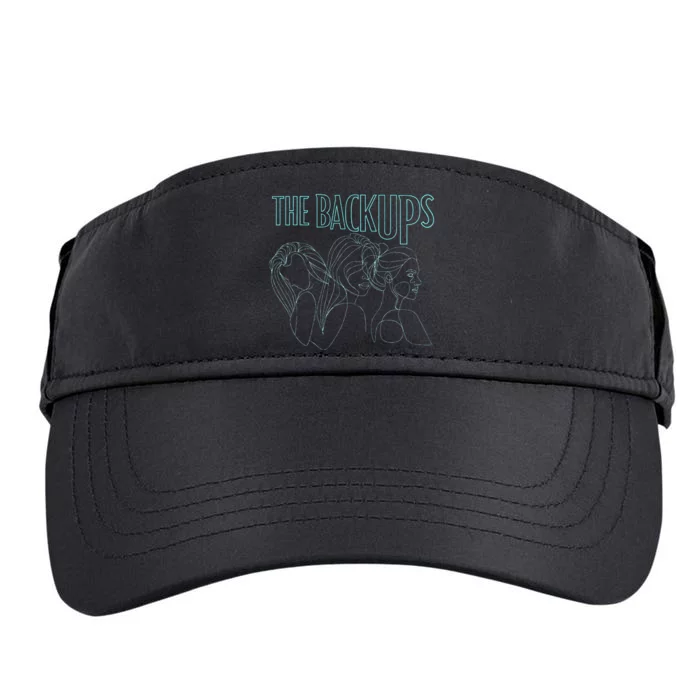 The Backups Band Merch Adult Drive Performance Visor