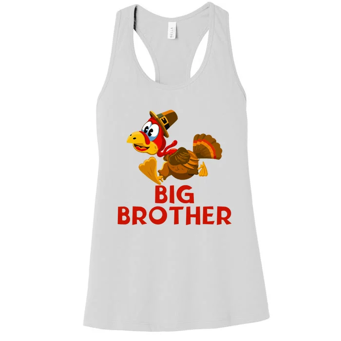 Thanksgiving Big Brother Announcement Women's Racerback Tank