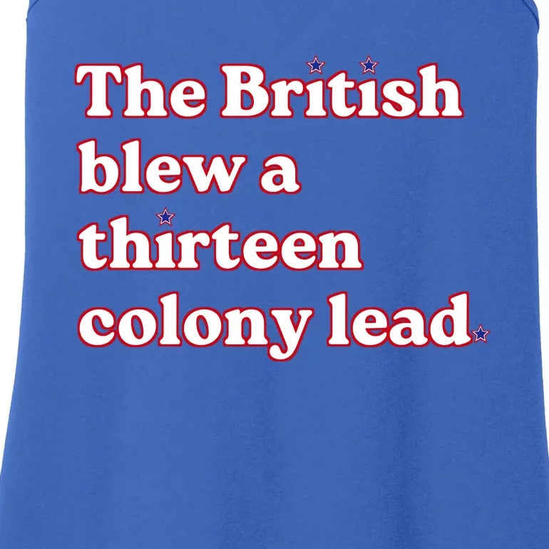 The British Blew A Thirteen Colony Lead Ladies Essential Tank