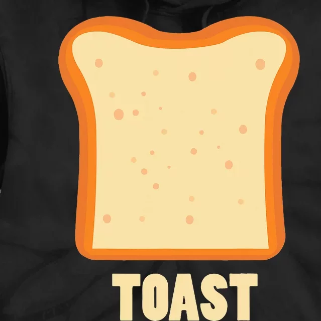 Toast Bread Breakfast Costume Cute Easy Food Halloween Gift Tie Dye Hoodie