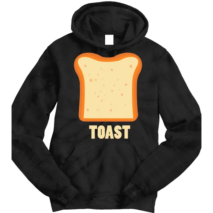 Toast Bread Breakfast Costume Cute Easy Food Halloween Gift Tie Dye Hoodie