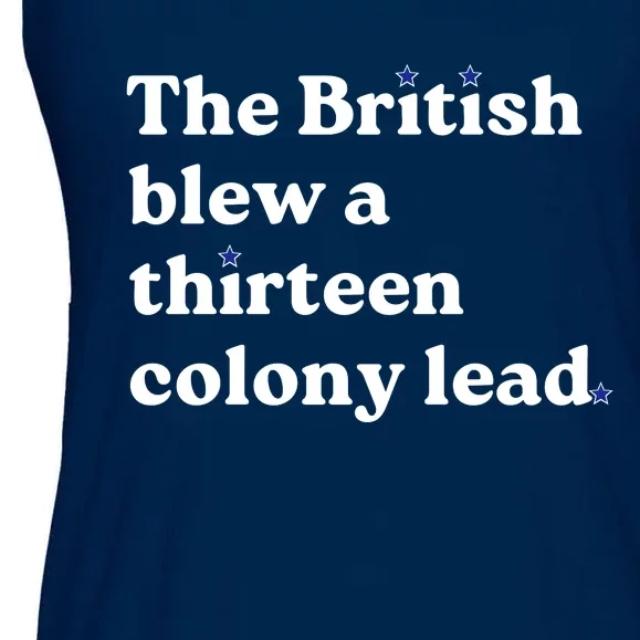 The British Blew A Thirteen Colony Lead Ladies Essential Flowy Tank