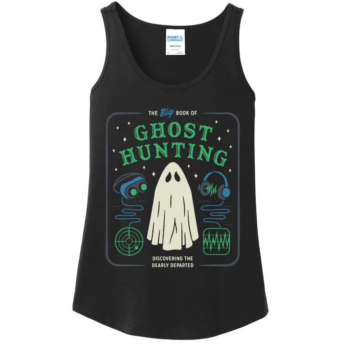 The Big Book Of Ghost Hunting Funny Halloween Ladies Essential Tank