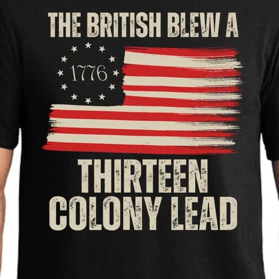 The British Blew A 13 Colony Lead Funny 4th Of July Pajama Set