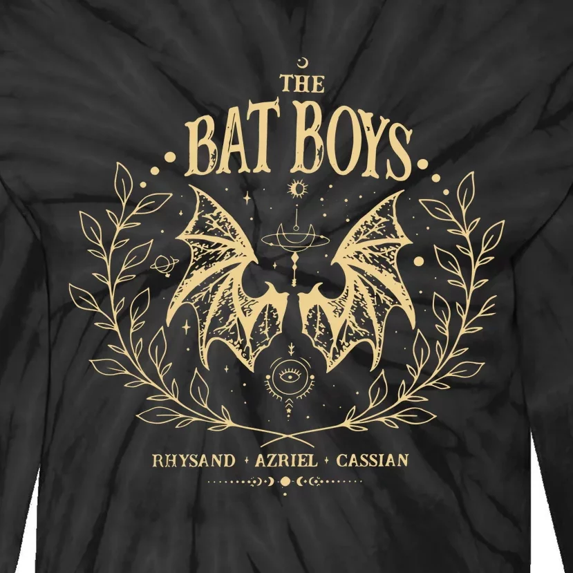 The Bat Boy Acotar Bookish Tie-Dye Long Sleeve Shirt