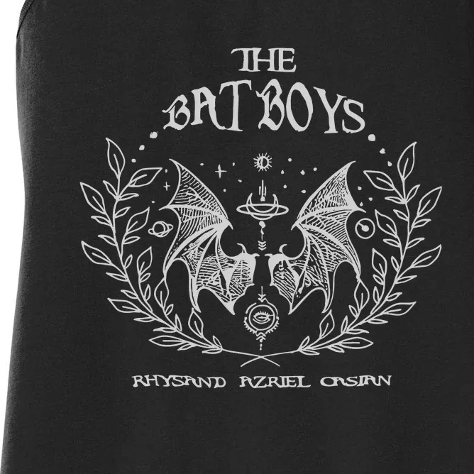 The Bat Boy Embroidered Acotar Bookish Embroidered Women's Racerback Tank