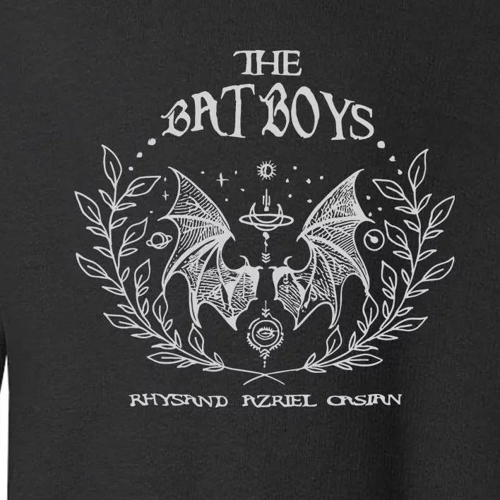 The Bat Boy Embroidered Acotar Bookish Embroidered Toddler Sweatshirt